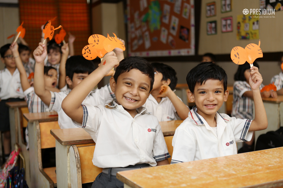 Presidium Indirapuram, INTERNATIONAL TIGER DAY: SAVE THE ROAR OF THE JUNGLE! 