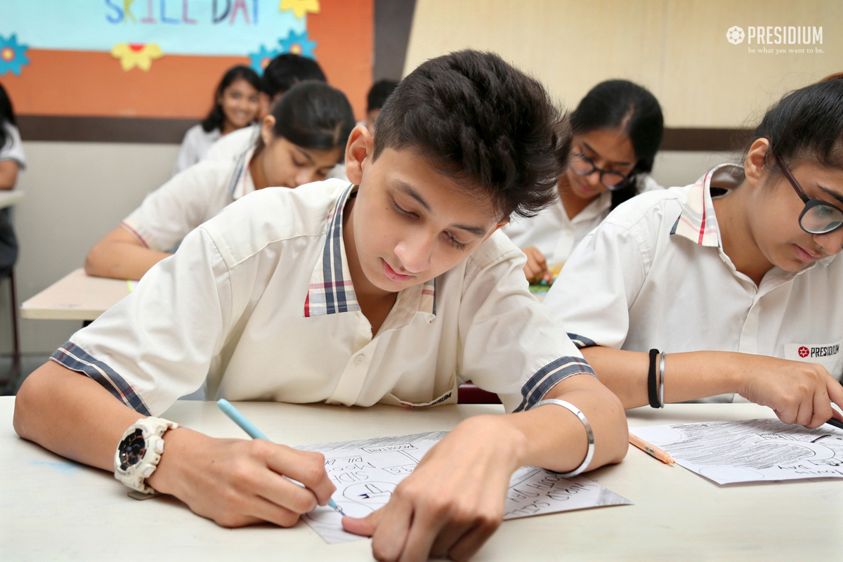 Presidium Indirapuram, STUDENTS OBSERVE WORLD YOUTH SKILL DAY WITH ENGAGING ACTIVITIES