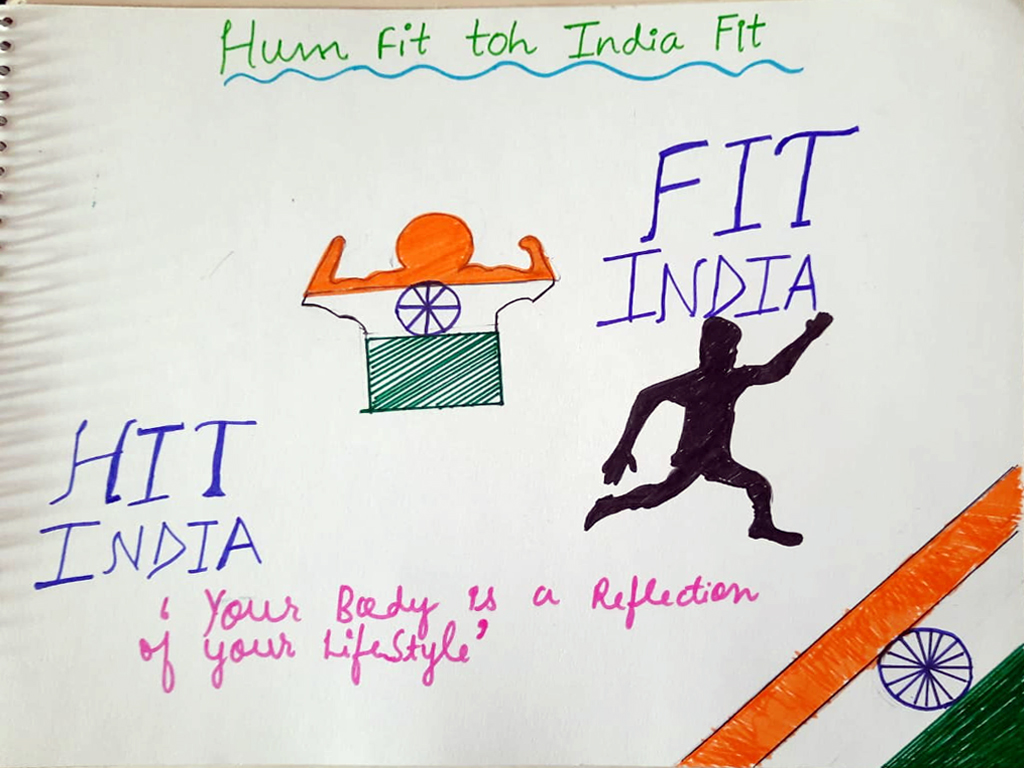 Presidium Rajnagar, PRESIDIANS PARTICIPATE IN FIT INDIA MOVEMENT WITH ENTHUSIASM