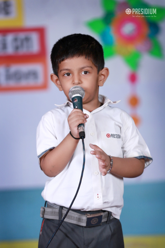 Presidium Vivek Vihar, RHYME RECITATION COMPETITION ENHANCES CONFIDENCE OF STUDENTS