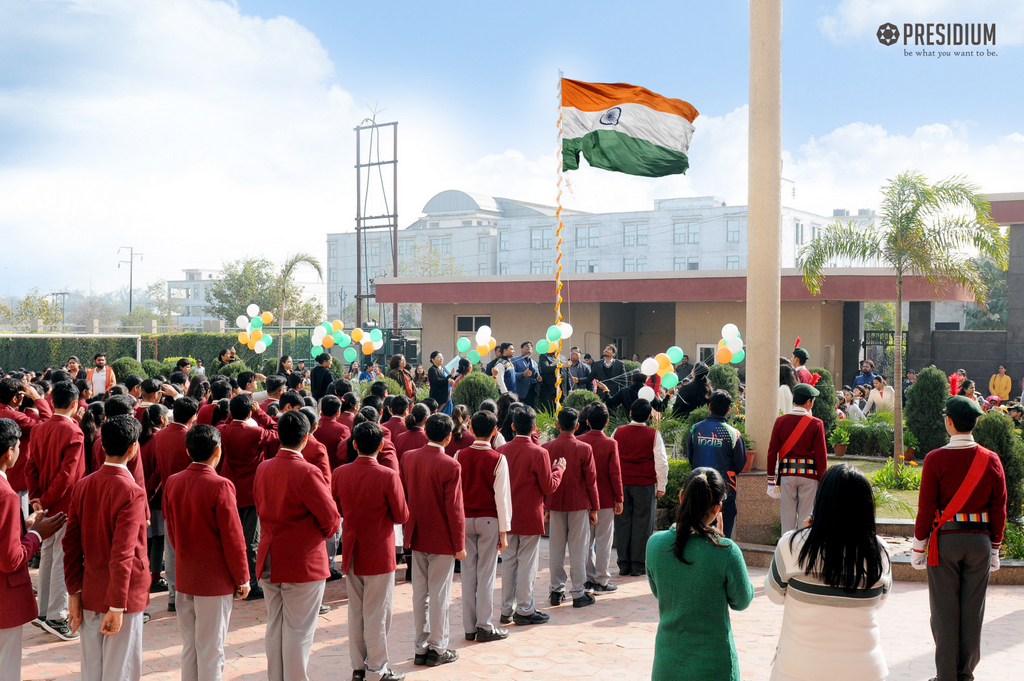 Presidium Rajnagar, PRESIDIANS CELEBRATE THE INDIAN CONSTITUTION ON 70TH REPUBLIC DAY