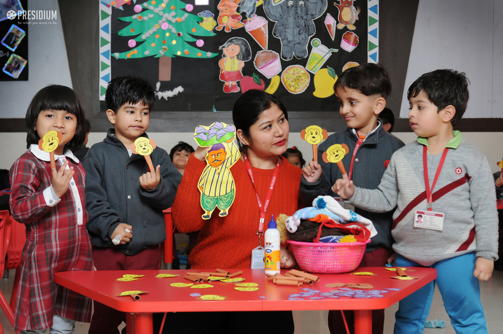 Presidium Rajnagar, PUPPET MAKING:PRESIDIANS ENHANCE THEIR CREATIVE & ARTISTIC SKILLS