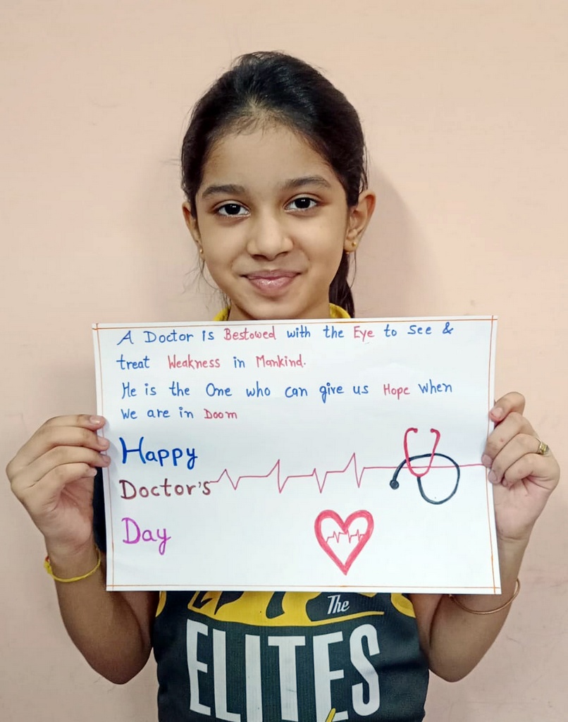 Presidium Rajnagar, NATIONAL DOCTORS’ DAY: STUDENTS EXPRESS GRATITUDE TO DOCTORS!