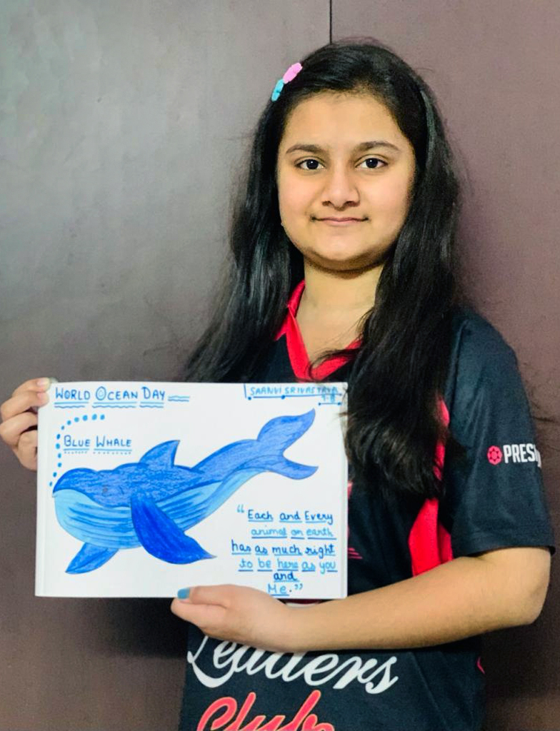 Presidium Rajnagar, STUDENTS SAY YES TO KEEPING OUR OCEANS CLEAN Presidium Rajnagar, STUDENTS SAY YES TO KEEPING OUR OCEANS CLEAN