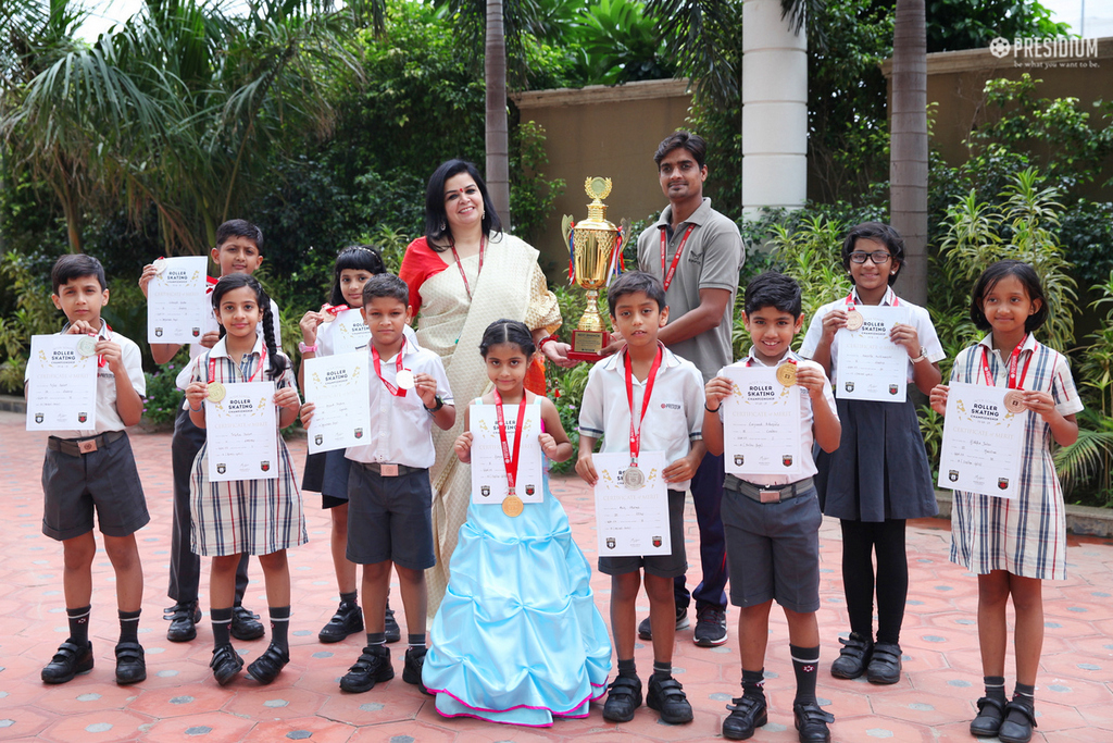 Presidium Gurgaon-57, SKATERS SHINE AT THE INTER PRESIDIUM SKATING CHAMPIONSHIP