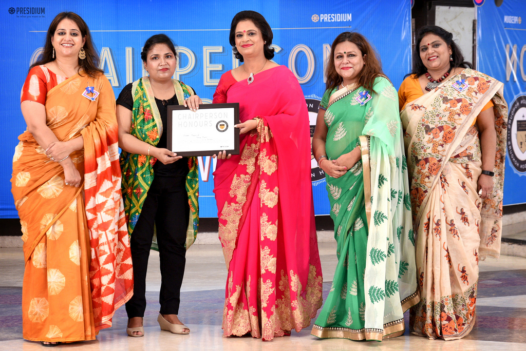 Presidium Indirapuram, GLORIFYING THE ROLE OF TEACHERS: CHAIRPERSON HONOURS FOR TEACHERS