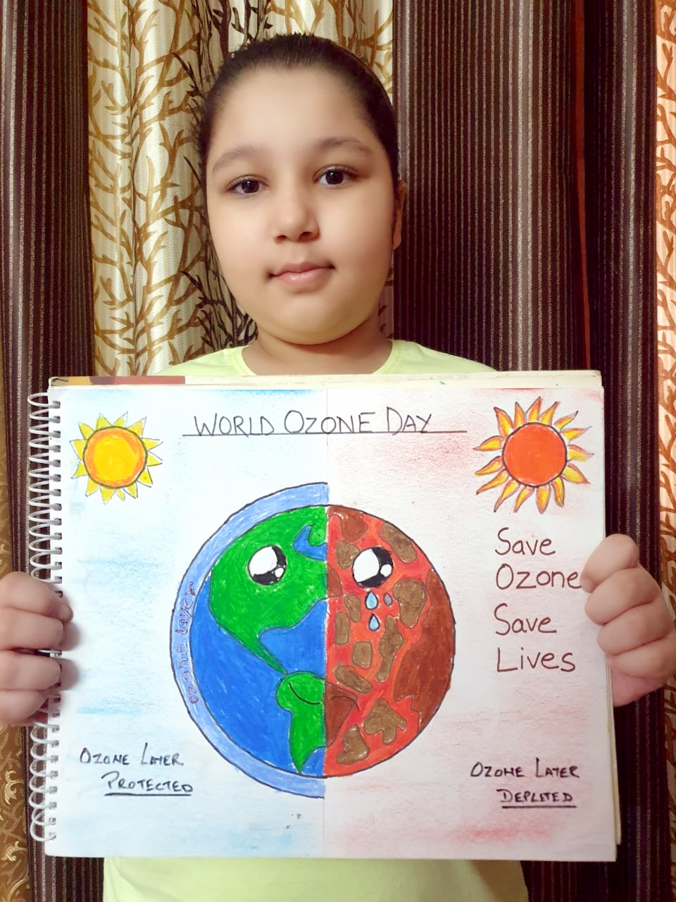 Presidium Dwarka-6, PRESIDIANS MARK WORLD OZONE DAY WITH VIRTUAL ASSEMBLY! 