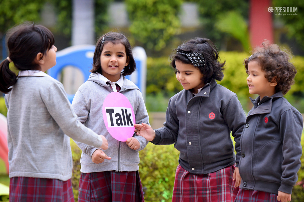 Presidium Dwarka-6, AN ACTIVITY IS ORGANIZED FOR STUDENTS TO LEARN ACTION WORDS Presidium Dwarka-6, AN ACTIVITY IS ORGANIZED FOR STUDENTS TO LEARN ACTION WORDS