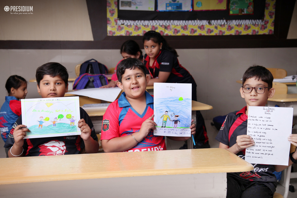 Presidium Gurgaon-57, PRESIDIUM STANDS FOR BULLY PROOF CLASSROOMS ON ANTI-BULLYING DAY