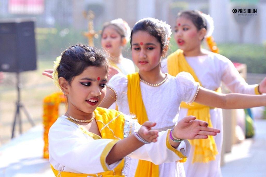 Presidium Indirapuram, BASANT PANCHAMI: GODDESS SARASWATI BESTOWED HER BLESSINGS