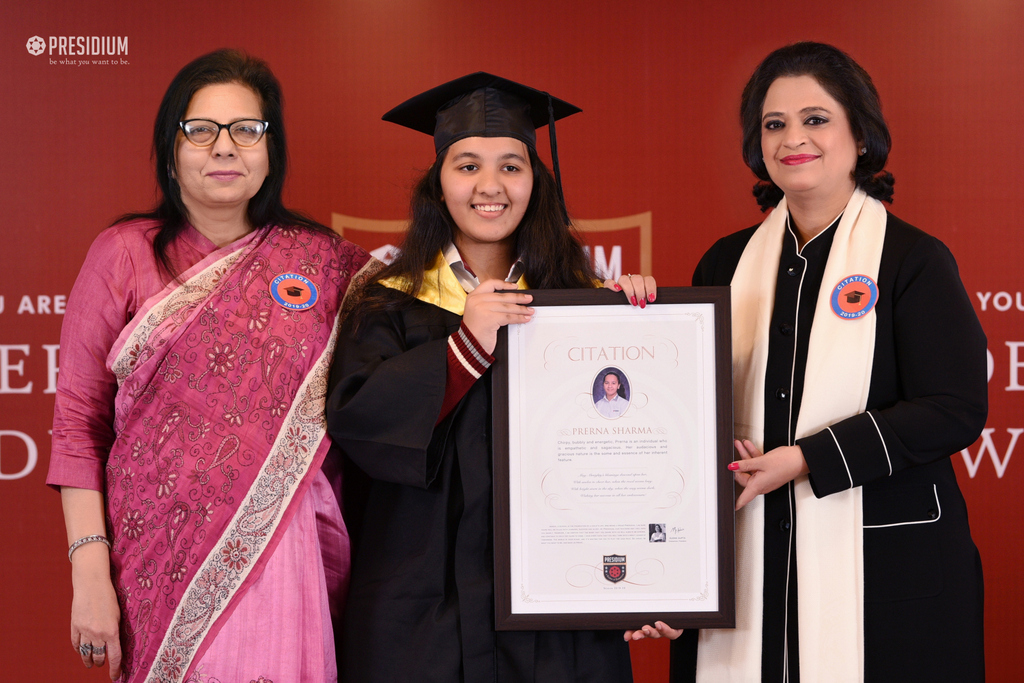 Presidium Gurgaon-57, CITATION CEREMONY: WISHING THE STUDENTS A BRIGHTER FUTURE AHEAD