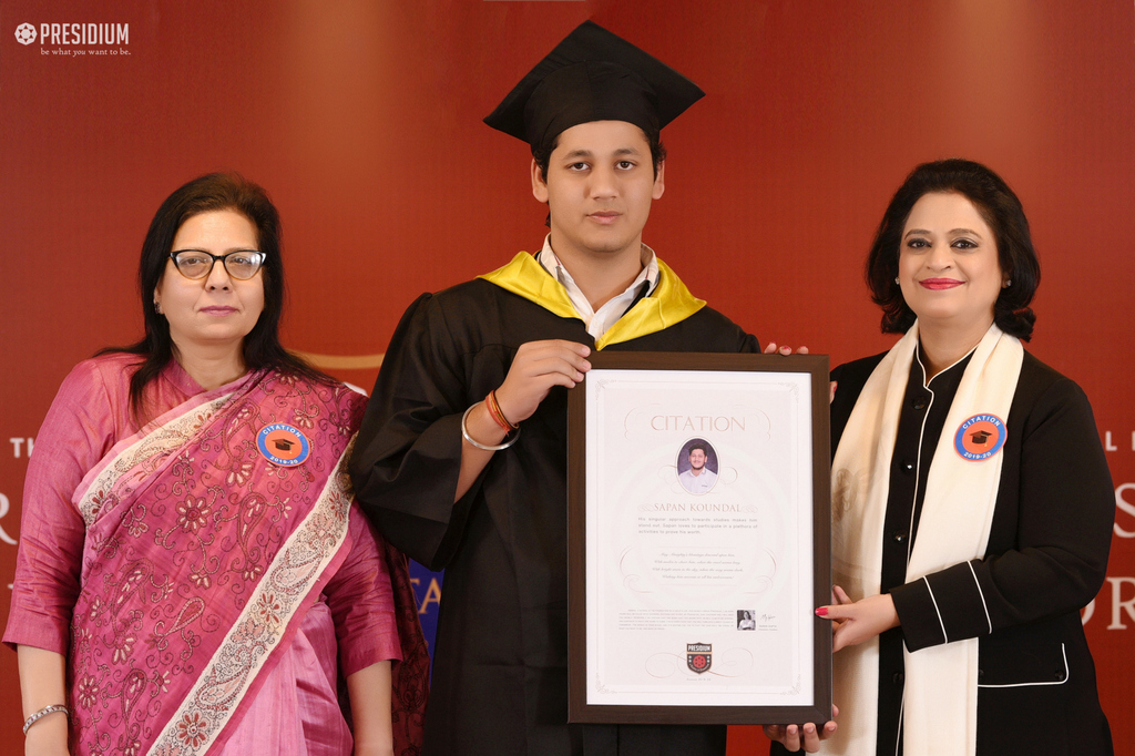 Presidium Gurgaon-57, CITATION CEREMONY: WISHING THE STUDENTS A BRIGHTER FUTURE AHEAD