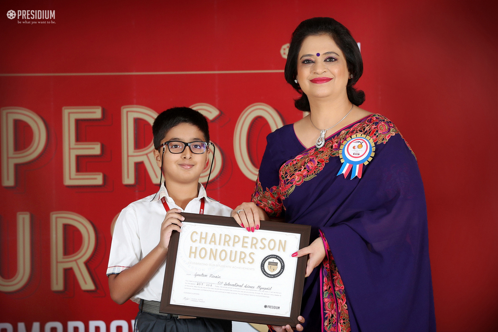 Presidium Gurgaon-57, SUDHA MA'AM HONOURS YOUNG ACHIEVERS OF PRESIDIUM GURGAON