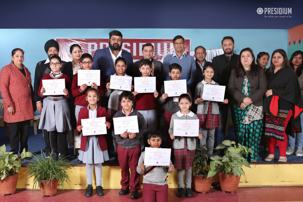 Presidium Vivek Vihar, PRESIDIANS DISPLAY THEIR CREATIVE TALENT AT DRAWING COMPETITION