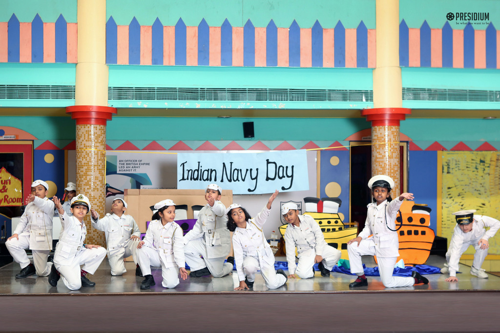 Presidium Dwarka-6, SOULFUL RENDITIONS BY STUDENTS ON NAVY DAY Presidium Dwarka-6, SOULFUL RENDITIONS BY STUDENTS ON NAVY DAY