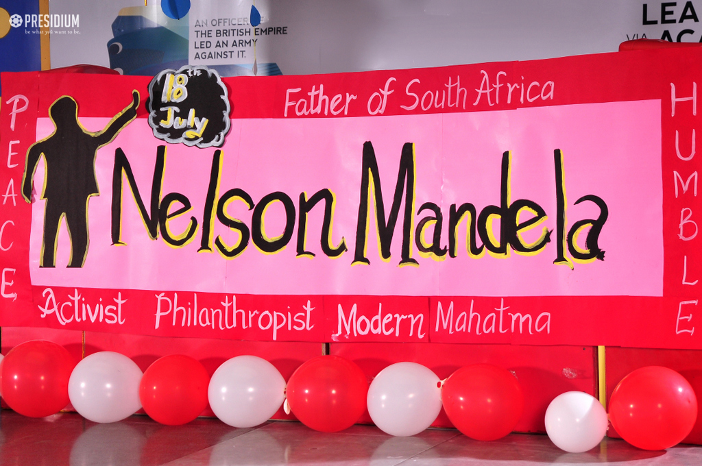 Presidium Dwarka-6, PRESIDIANS HONOUR THE LIFE OF NELSON MANDELA