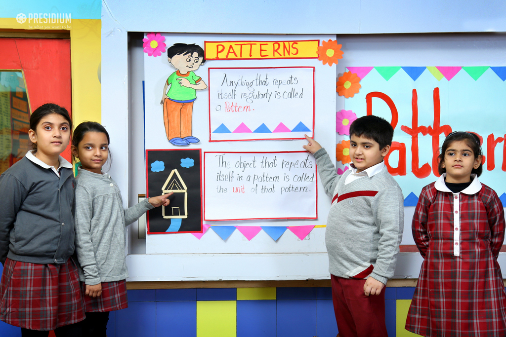 Presidium Dwarka-6, STUDENTS COMPREHEND ‘PATTERN’ IN A PLAY-WAY METHOD