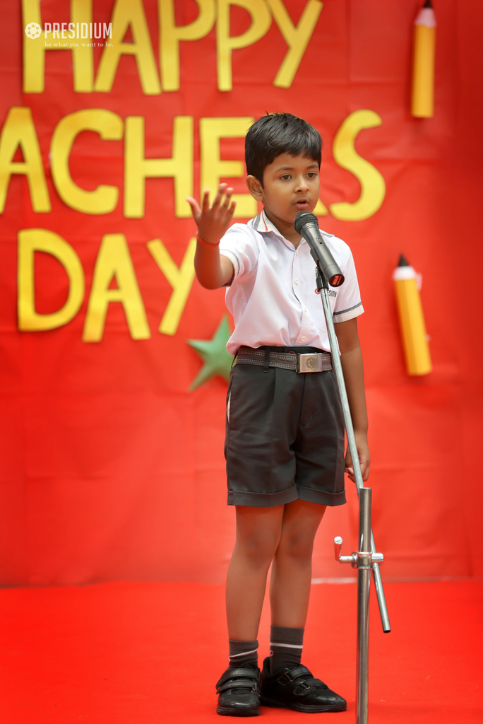 Presidium Dwarka-6, MRS.SUDHA GUPTA GRACES TEACHER’S DAY CELEBRATIONS AT PRESIDIUM