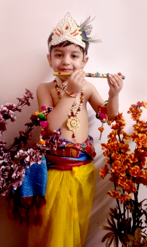 Presidium Dwarka-6, PRESIDIANS CELEBRATE JANMASHTAMI DURING THE ONLINE CLASSES!