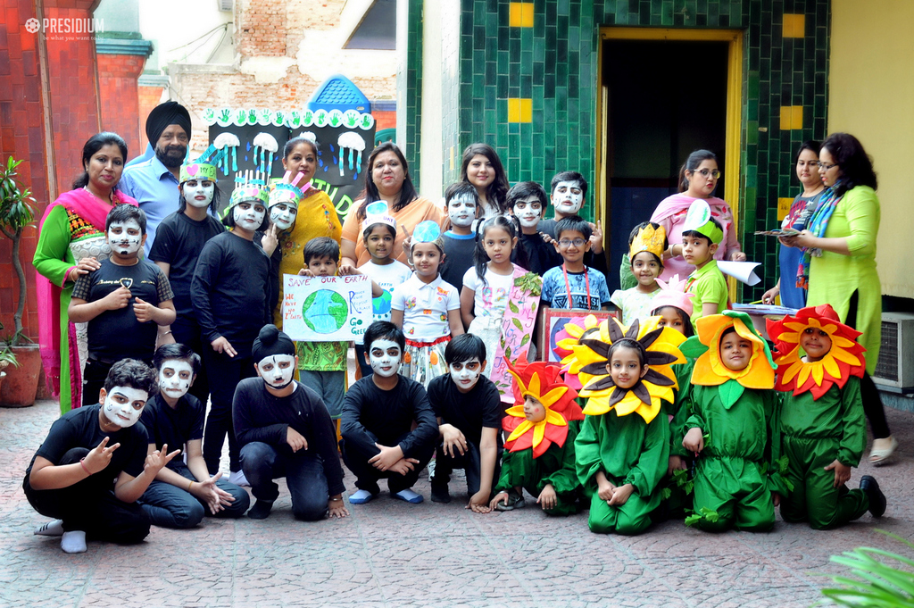 Presidium Vivek Vihar, SPREADING THE MESSAGE OF SAVING ENVIRONMENT ON WORLD EARTH DAY!