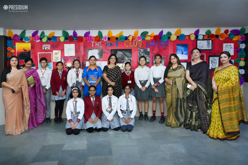 Presidium Indirapuram, PRESIDIANS GIVE EXPRESSION TO THEIR IMAGINATION AT THE 'ART FAIR'