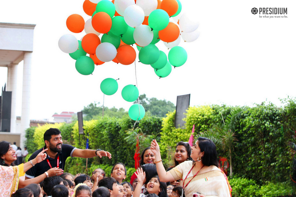 Presidium Gurgaon-57, PRESIDIANS COMMEMORATE INDIA'S FREEDOM ON 72ND INDEPENDENCE DAY