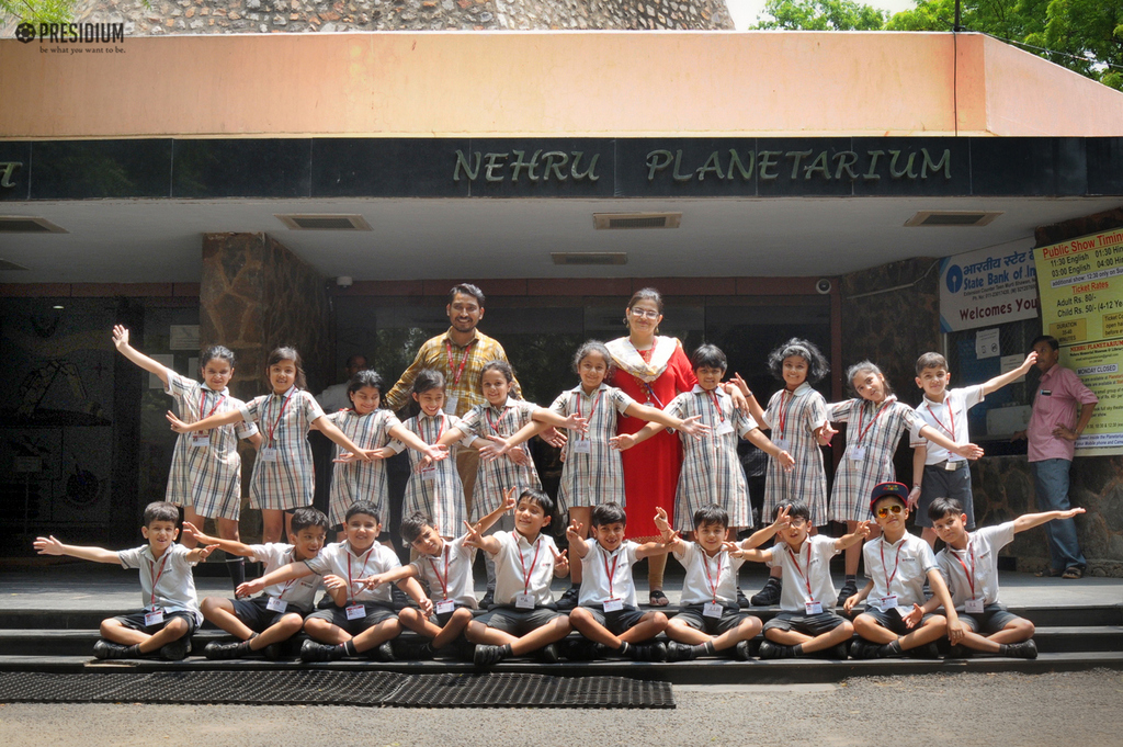 Presidium Gurgaon-57, VISIT TO NEHRU PLANETARIUM BOOSTS KIDS’ CURIOSITY IN ASTRONOMY