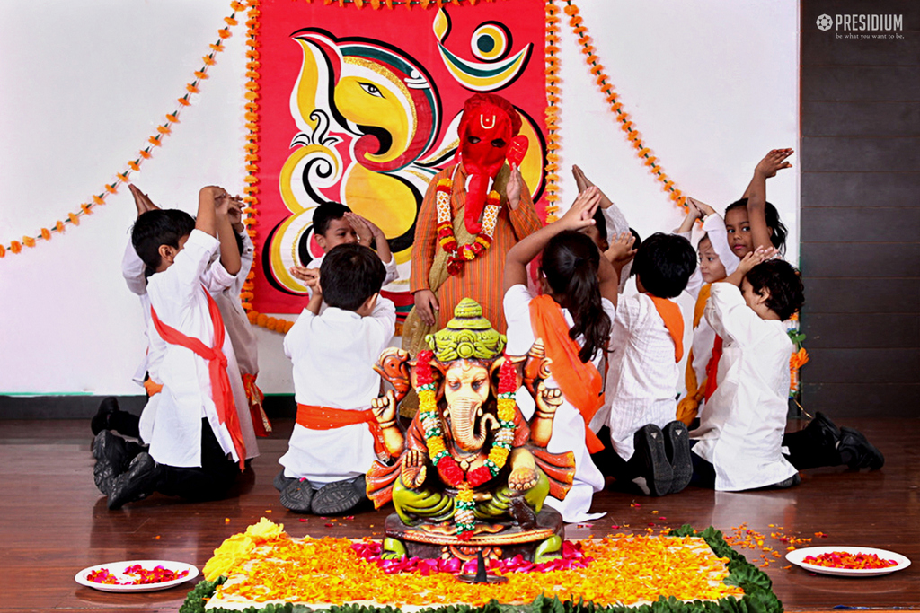 Presidium Gurgaon-57, PRESIDIANS CELEBRATE THE BIRTH OF GAJANANDA ON GANESH CHATURTHI