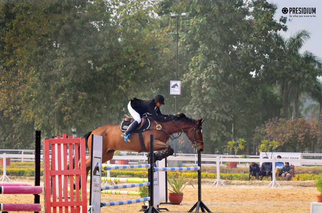 Presidium Gurgaon-57, YOUNG HORSE RIDER WINS MEDALS WITH THE PERFECT LEAPS & JUMPS!