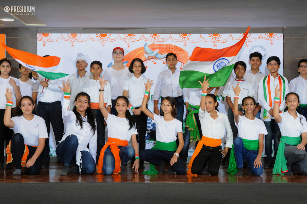 Presidium Gurgaon-57, STUDENTS CELEBRATE INDEPENDENCE DAY WITH AN ARRAY OF COMPETITIONS