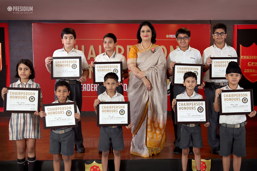 Presidium Gurgaon-57, RECOGNISING YOUNG TALENTS AT CHAIRPERSON HONOURS CEREMONY