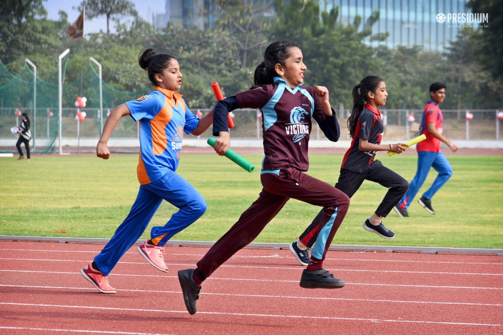 Presidium Gurgaon-57, SPORTS DAY: A DAY FILLED WITH THE EXHILARATION OF JOY & VICTORY