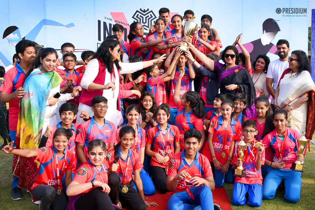 Presidium Gurgaon-57, SPORTS DAY: A DAY FILLED WITH THE EXHILARATION OF JOY & VICTORY