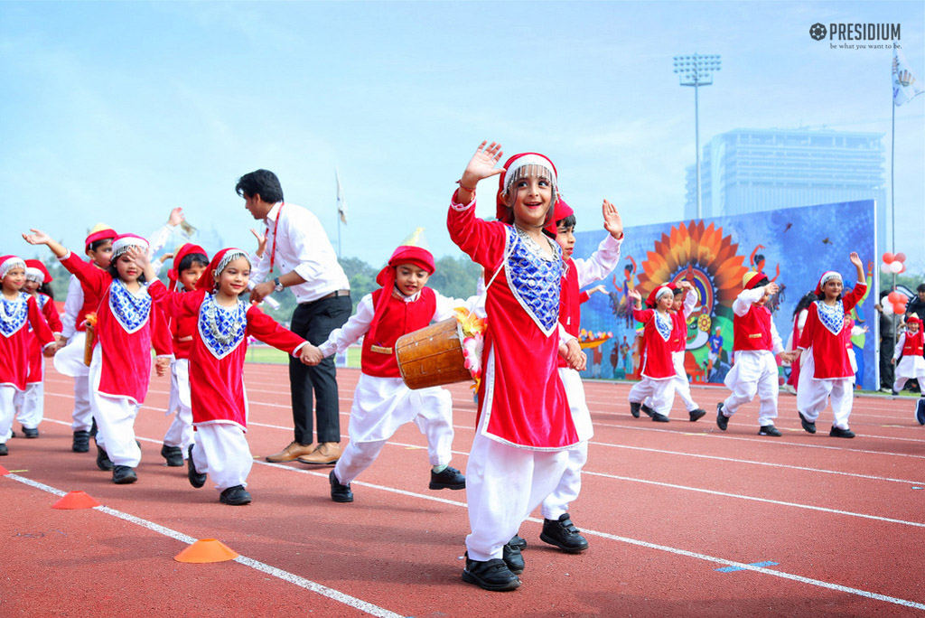 Presidium Gurgaon-57, SPORTS DAY: A DAY FILLED WITH THE EXHILARATION OF JOY & VICTORY