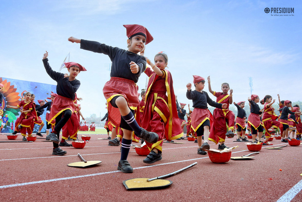 Presidium Gurgaon-57, SPORTS DAY: A DAY FILLED WITH THE EXHILARATION OF JOY & VICTORY