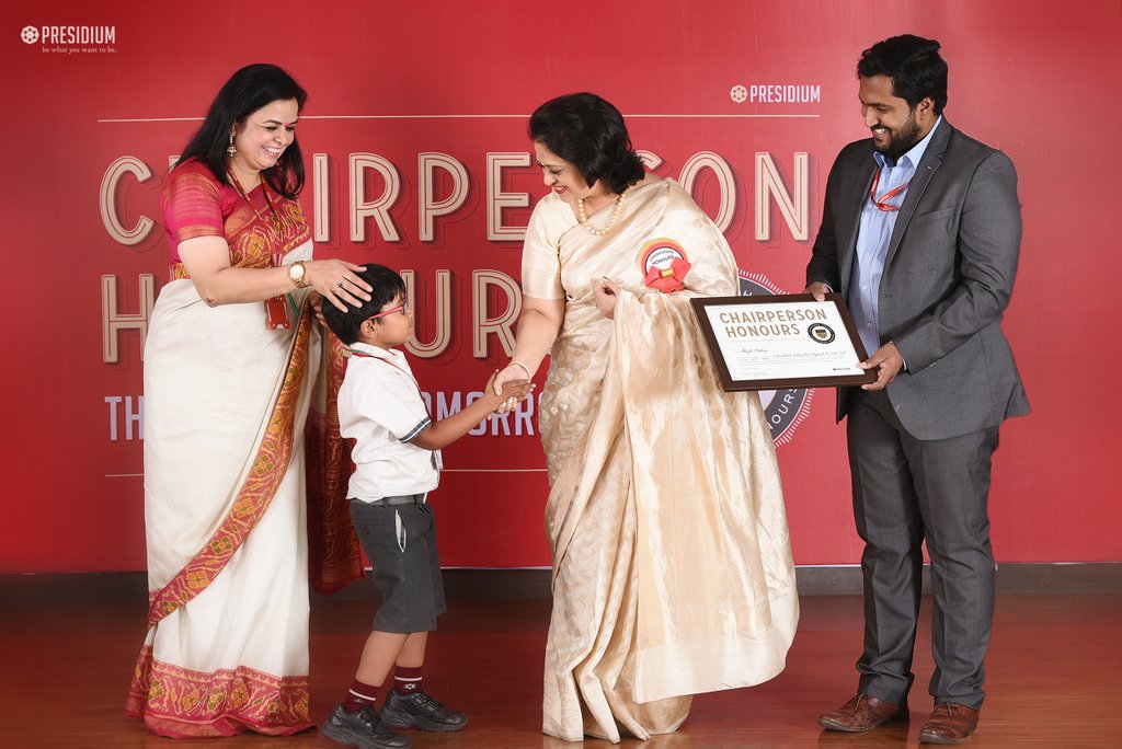 Presidium Gurgaon-57, SUDHA MA'AM HONOURS YOUNG ACHIEVERS OF PRESIDIUM GURGAON