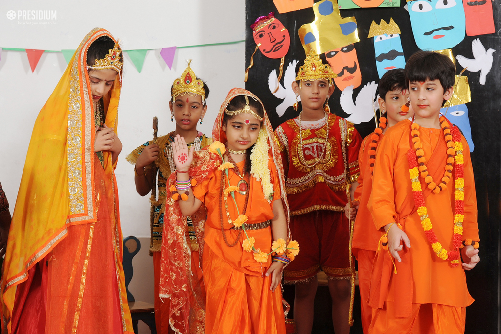 Presidium Gurgaon-57, DUSSEHRA REINFORCES CULTURAL VALUES IN PRESIDIANS