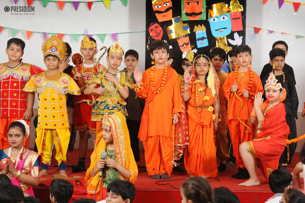 Presidium Gurgaon-57, DUSSEHRA REINFORCES CULTURAL VALUES IN PRESIDIANS