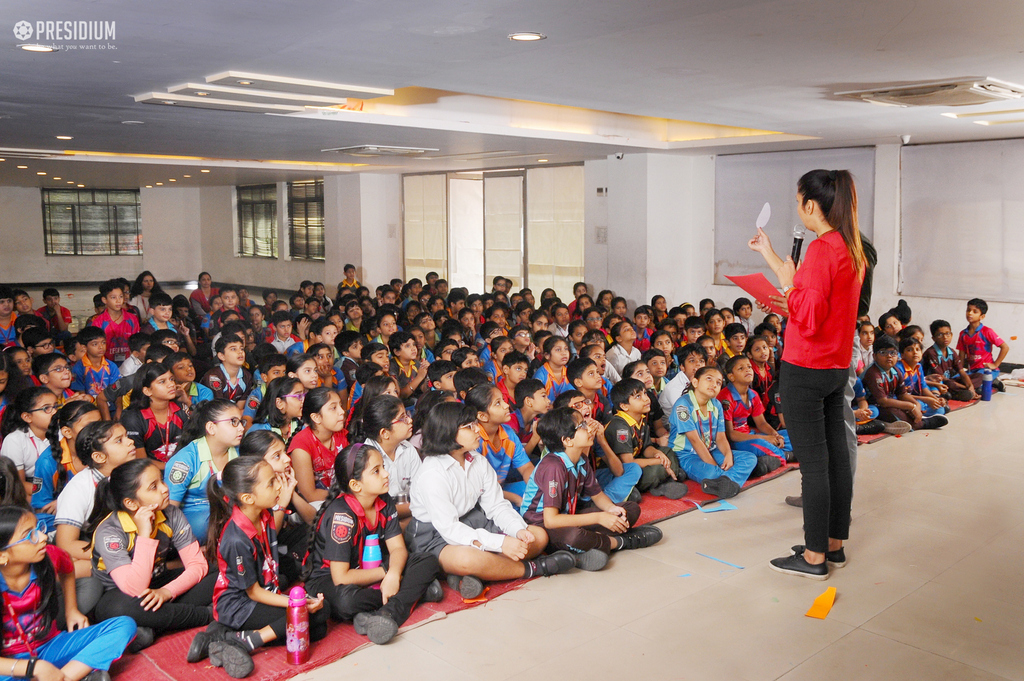 Presidium Gurgaon-57, MASK MAKING ACTIVITY SPOTS NOVEL SKILLS OF THE PRESIDIANS