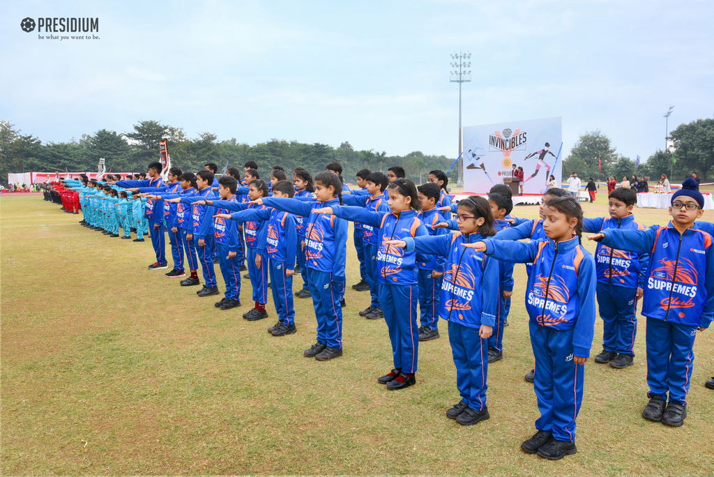 Presidium Indirapuram, STUDENTS EXHIBIT THEIR EXCEPTIONAL TALENTS AT ANNUAL SPORTS DAY