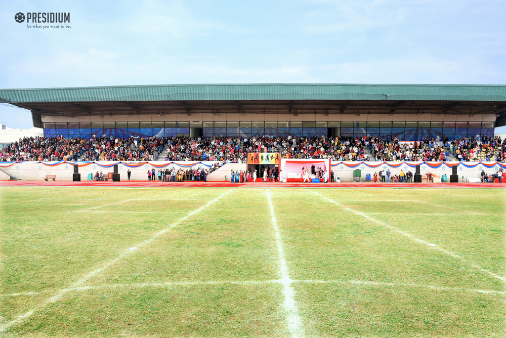 Presidium Indirapuram, STUDENTS EXHIBIT THEIR EXCEPTIONAL TALENTS AT ANNUAL SPORTS DAY