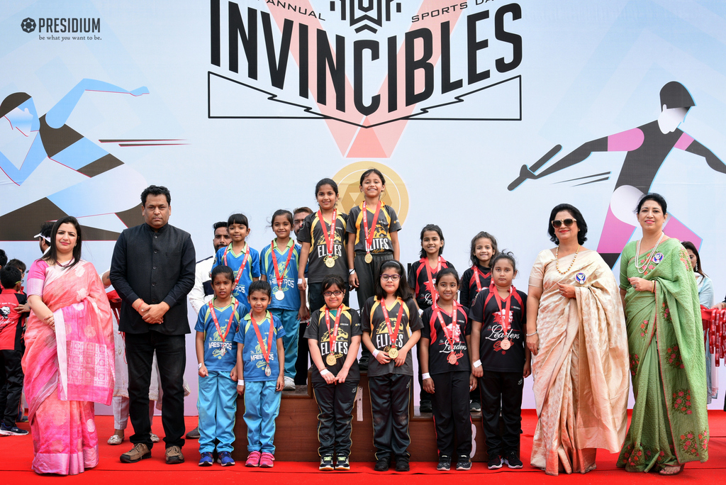 Presidium Indirapuram, STUDENTS EXHIBIT THEIR EXCEPTIONAL TALENTS AT ANNUAL SPORTS DAY