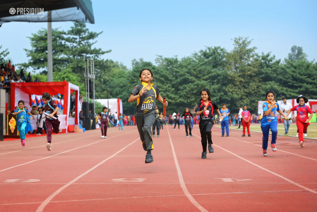 Presidium Indirapuram, STUDENTS EXHIBIT THEIR EXCEPTIONAL TALENTS AT ANNUAL SPORTS DAY