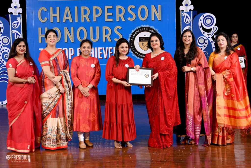 Presidium Indirapuram, TEACHERS RECEIVE RECOGNITION AT CHAIRPERSON HONOURS FOR TEACHERS