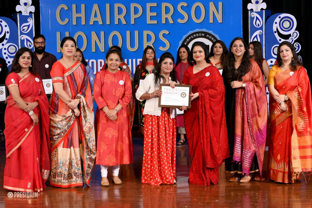 Presidium Indirapuram, TEACHERS RECEIVE RECOGNITION AT CHAIRPERSON HONOURS FOR TEACHERS