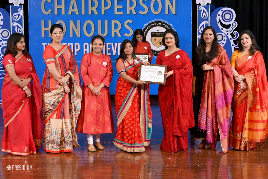 Presidium Indirapuram, TEACHERS RECEIVE RECOGNITION AT CHAIRPERSON HONOURS FOR TEACHERS