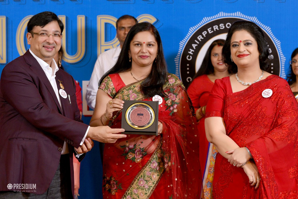 Presidium Indirapuram, TEACHERS RECEIVE RECOGNITION AT CHAIRPERSON HONOURS FOR TEACHERS