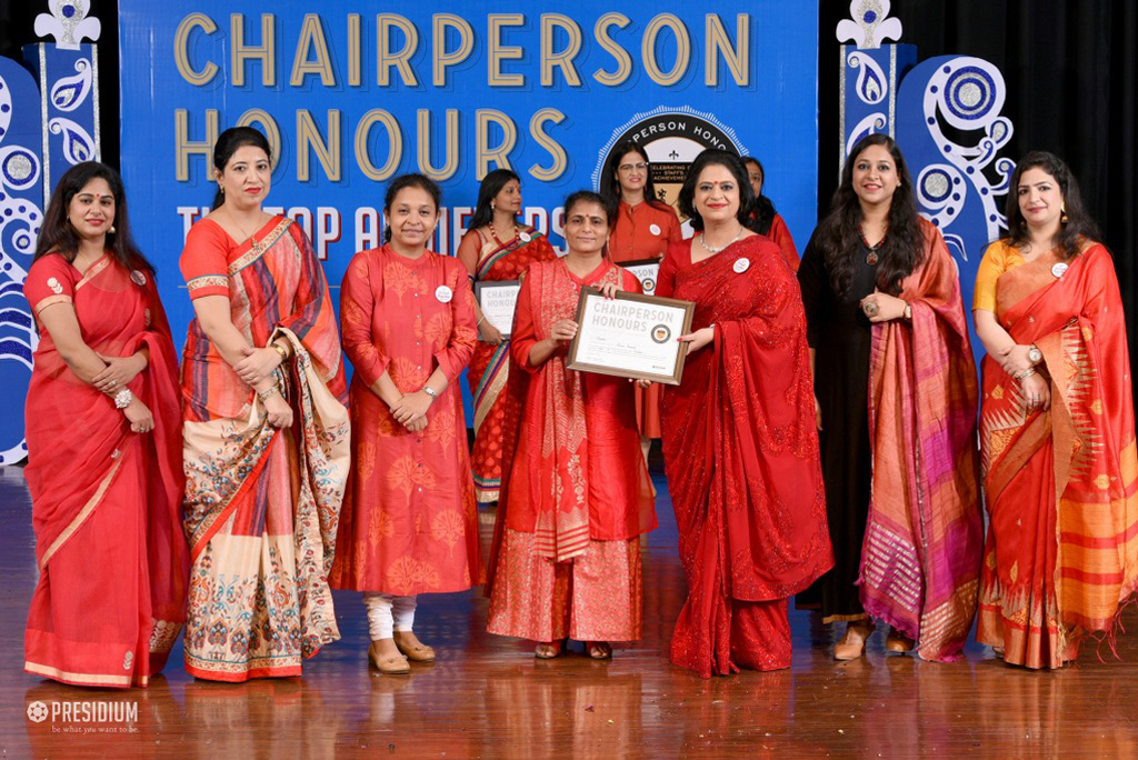 Presidium Indirapuram, TEACHERS RECEIVE RECOGNITION AT CHAIRPERSON HONOURS FOR TEACHERS