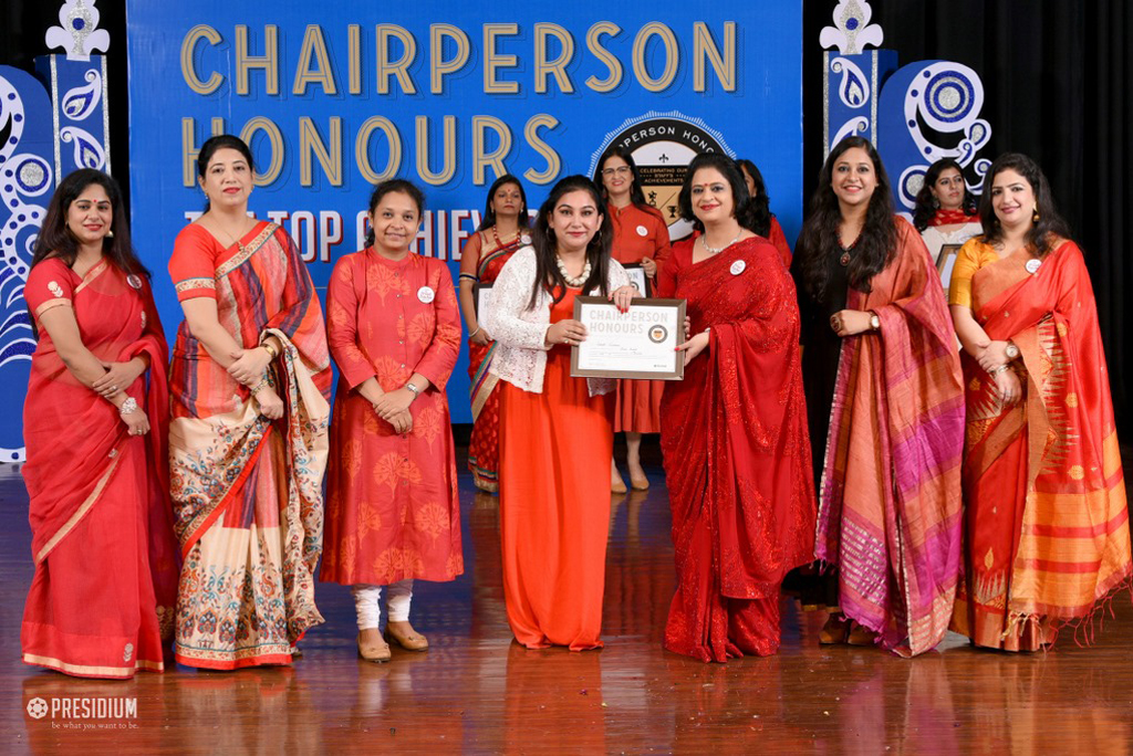 Presidium Indirapuram, TEACHERS RECEIVE RECOGNITION AT CHAIRPERSON HONOURS FOR TEACHERS