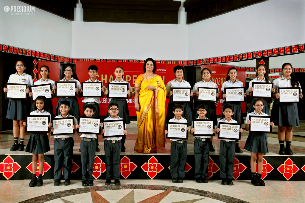 Presidium Indirapuram, RECOGNISING ACHIEVEMENTS OF FUTURE LEADERS AT CHAIRPERSON HONOURS